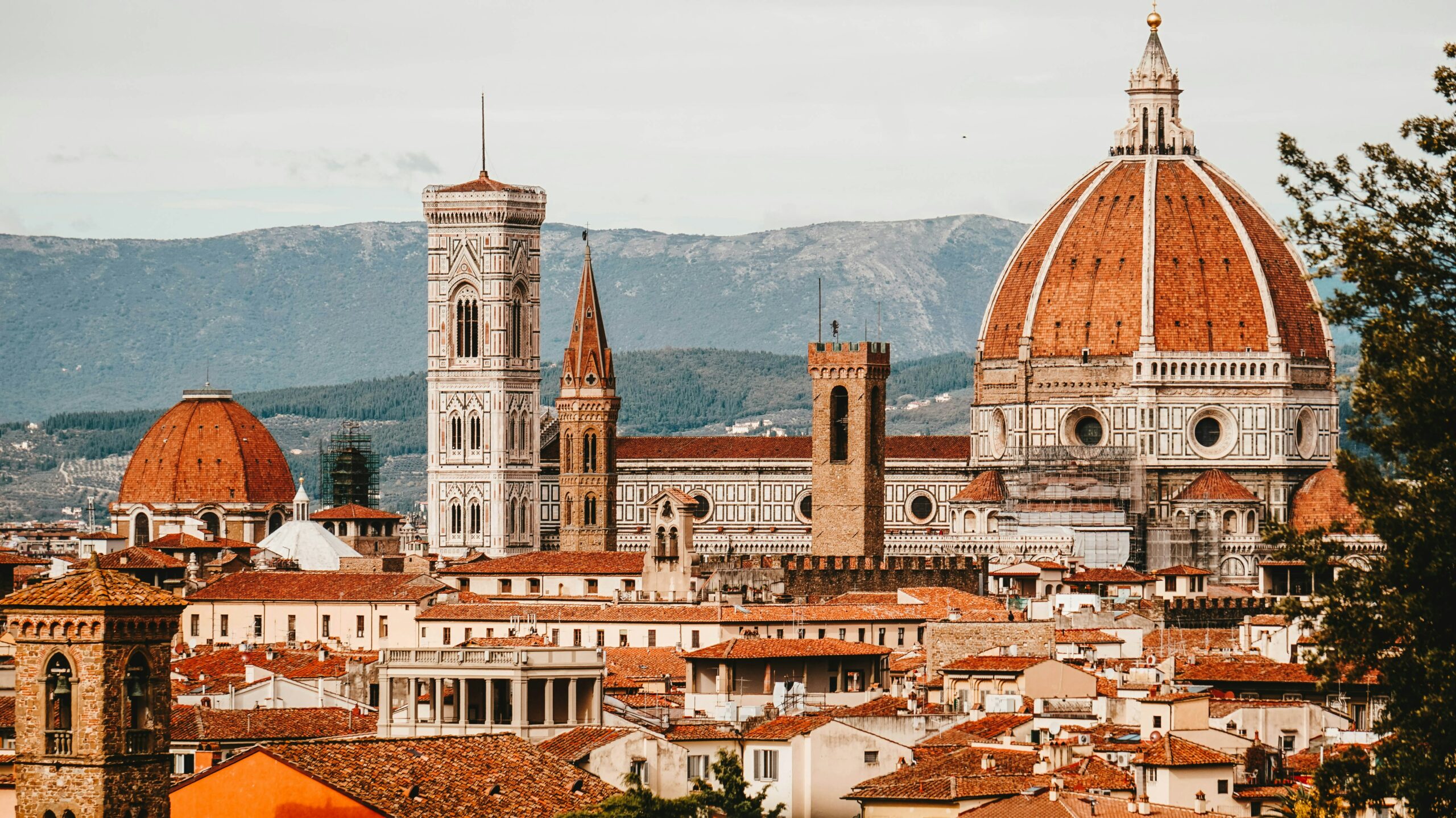 Vista del duomo di firenze